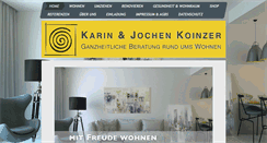 Desktop Screenshot of koinzer.de